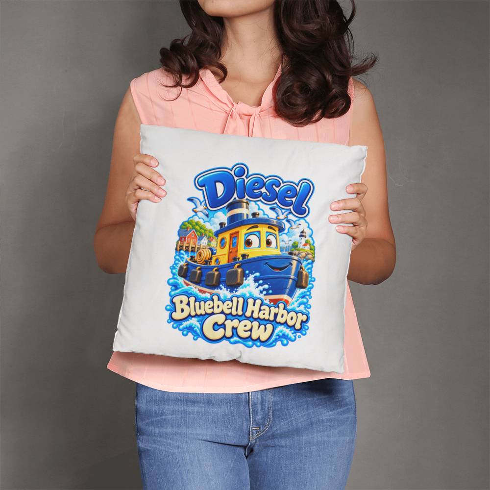 Diesel — Bluebell Harbor Crew Pillow