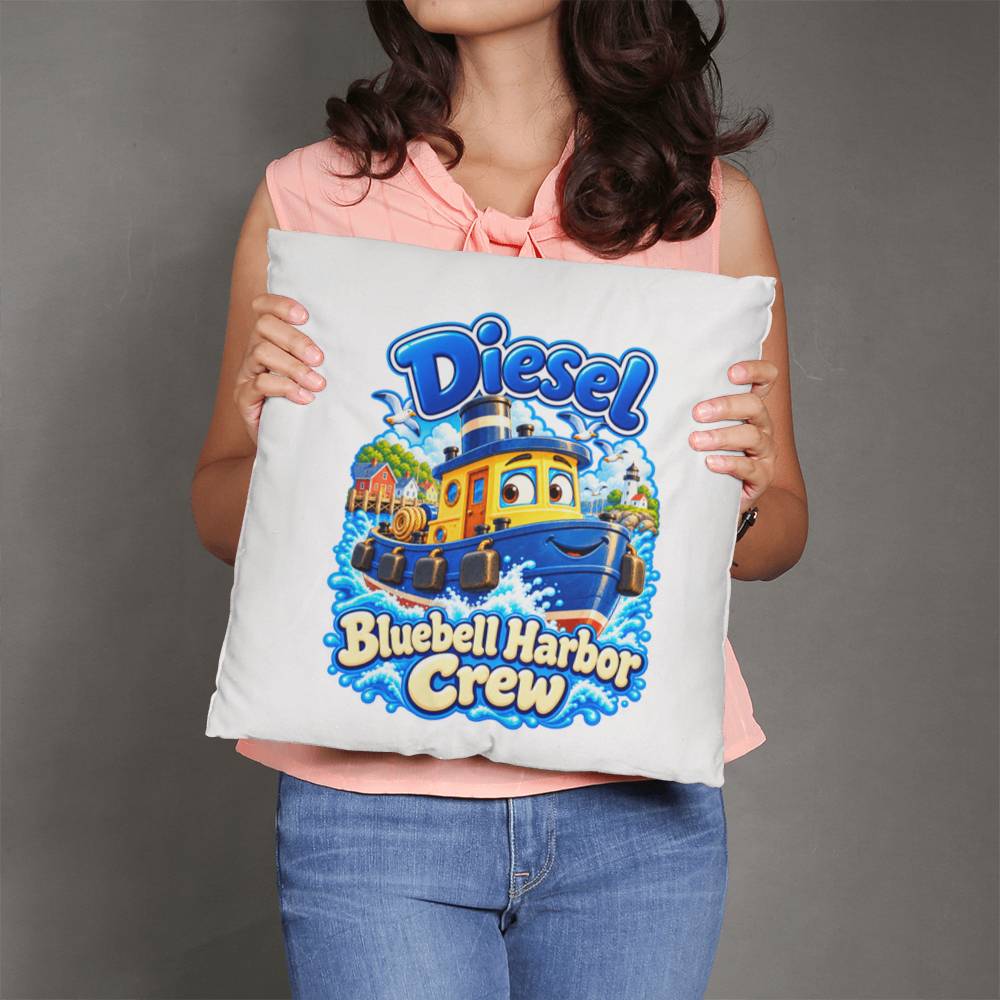 Diesel — Bluebell Harbor Crew Pillow