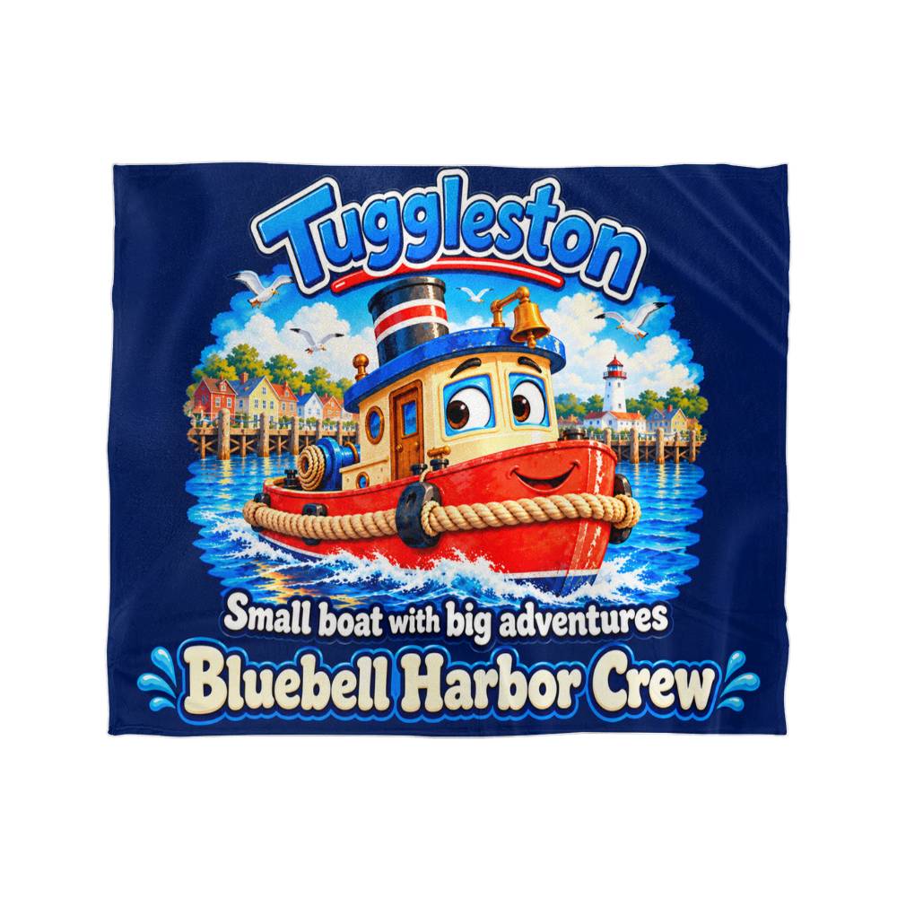 Tuggleston — Bluebell Harbor Crew Fleece Blanket