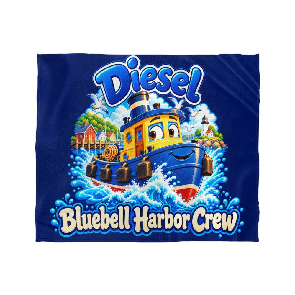 Diesel — Bluebell Harbor Crew Fleece Blanket