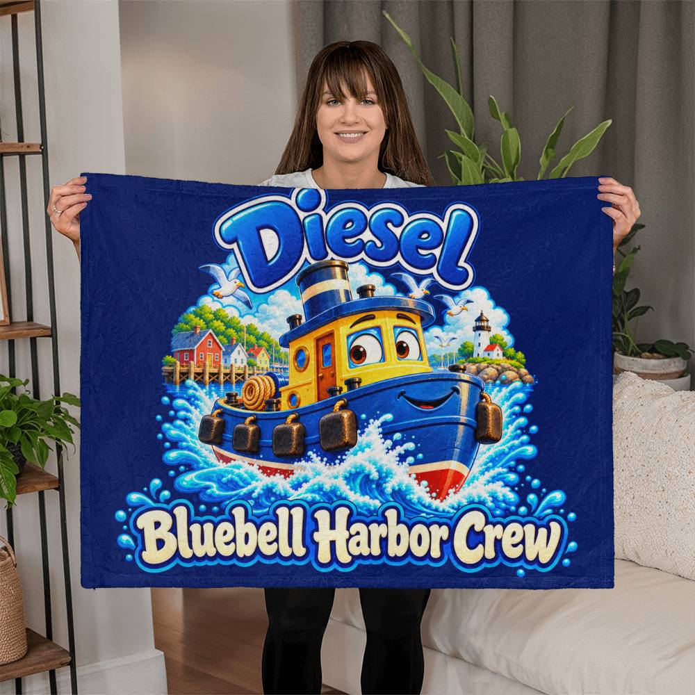 Diesel — Bluebell Harbor Crew Fleece Blanket