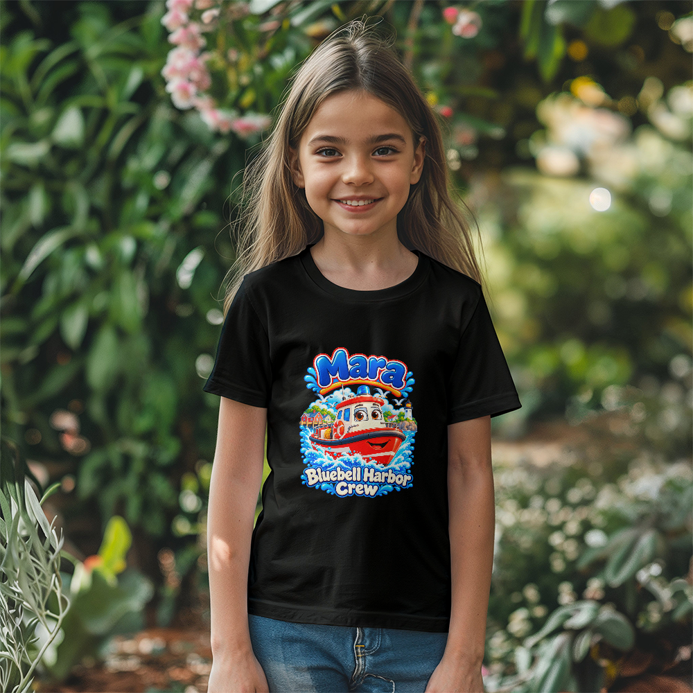 Mara — Bluebell Harbor Crew Kids T-Shirt