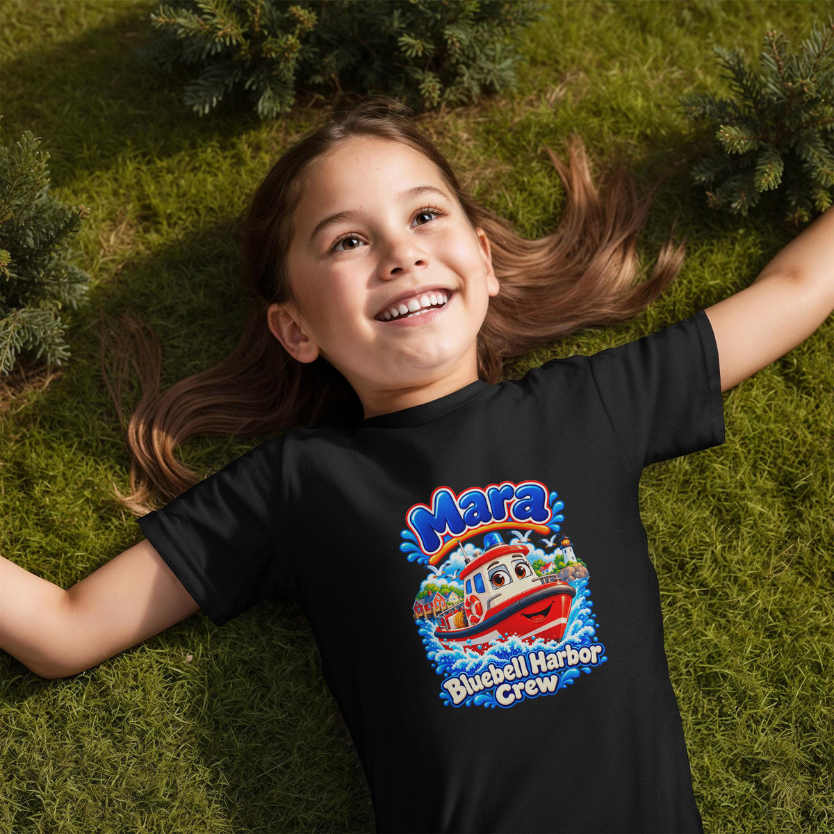 Mara — Bluebell Harbor Crew Kids T-Shirt