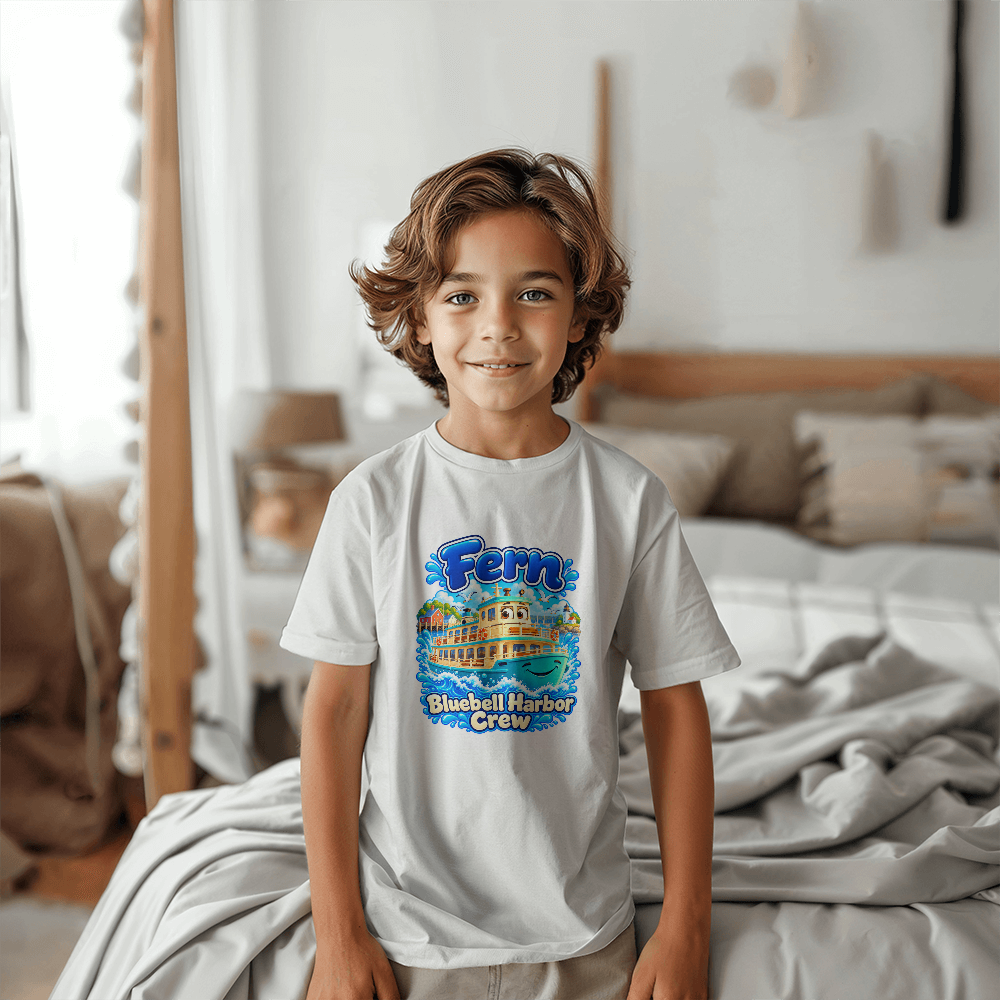 Fern — Bluebell Harbor Crew Kids T-Shirt