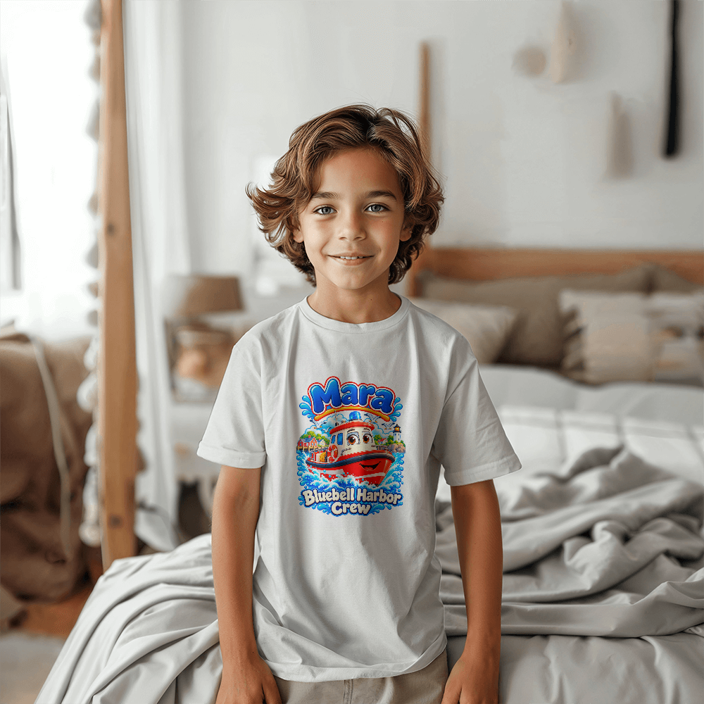 Mara — Bluebell Harbor Crew Kids T-Shirt