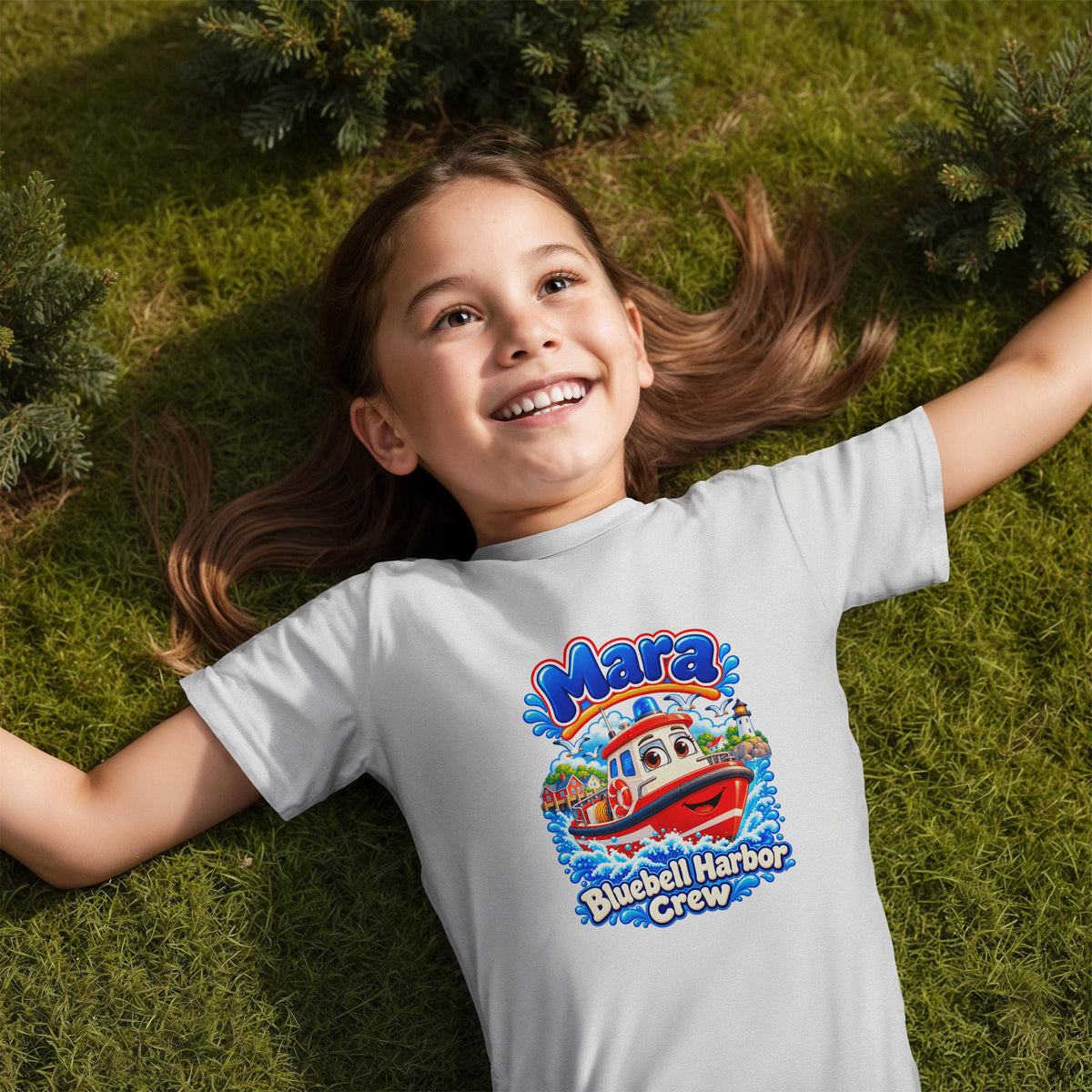 Mara — Bluebell Harbor Crew Kids T-Shirt