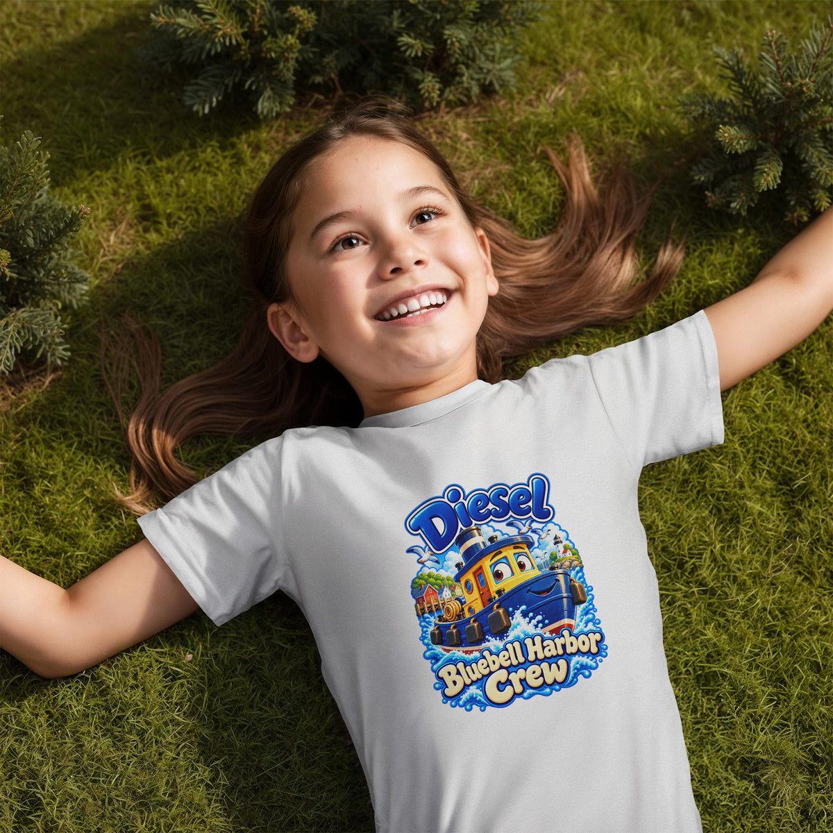 Diesel — Bluebell Harbor Crew Kids T-Shirt