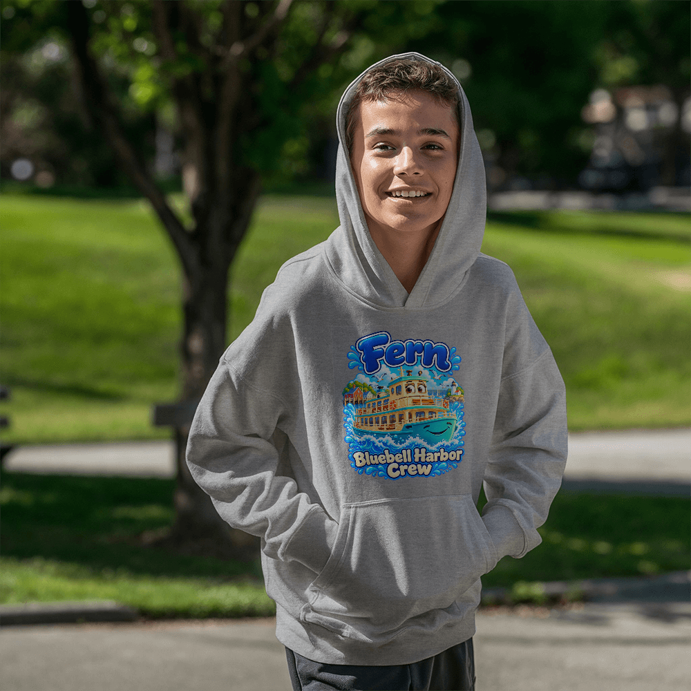 Fern — Bluebell Harbor Crew Kids Hoodie