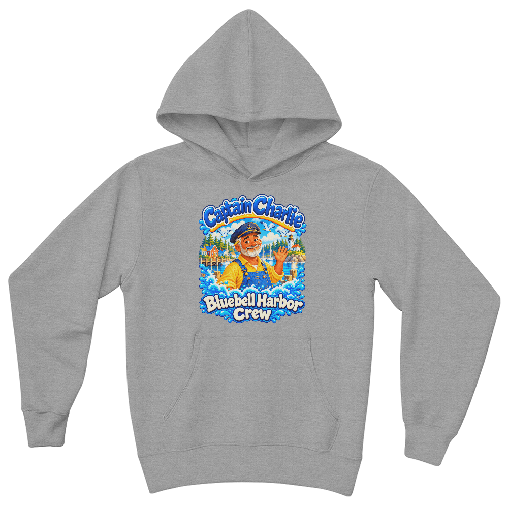 Captain Charlie — Bluebell Harbor Crew Kids Hoodie