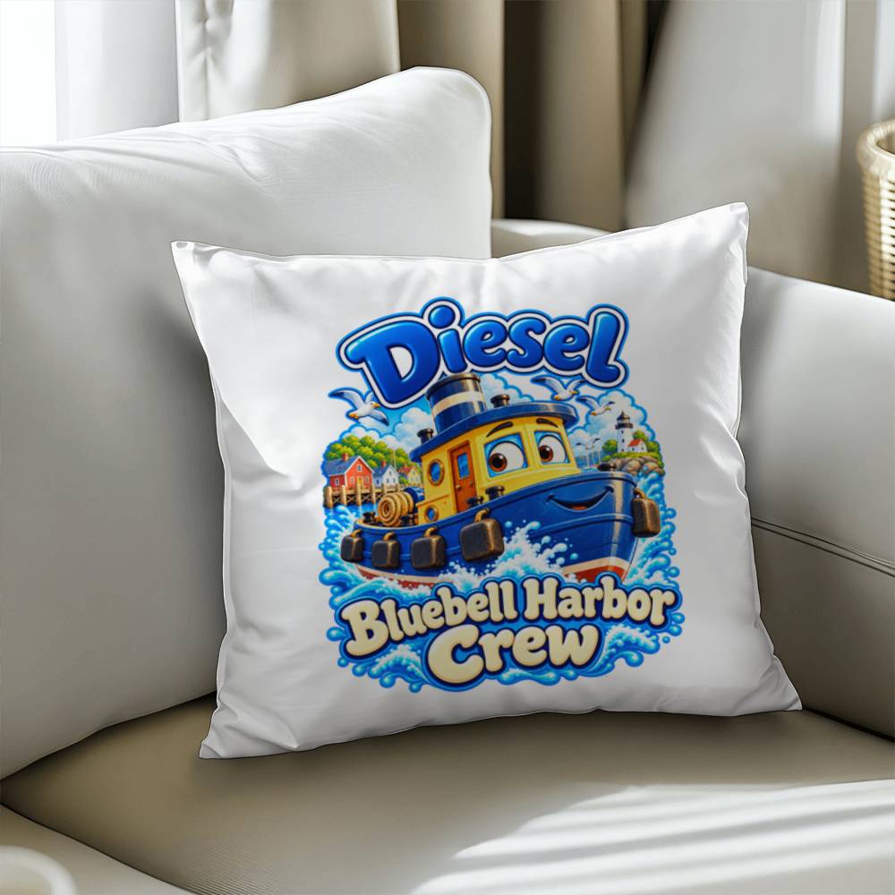 Diesel — Bluebell Harbor Crew Pillow