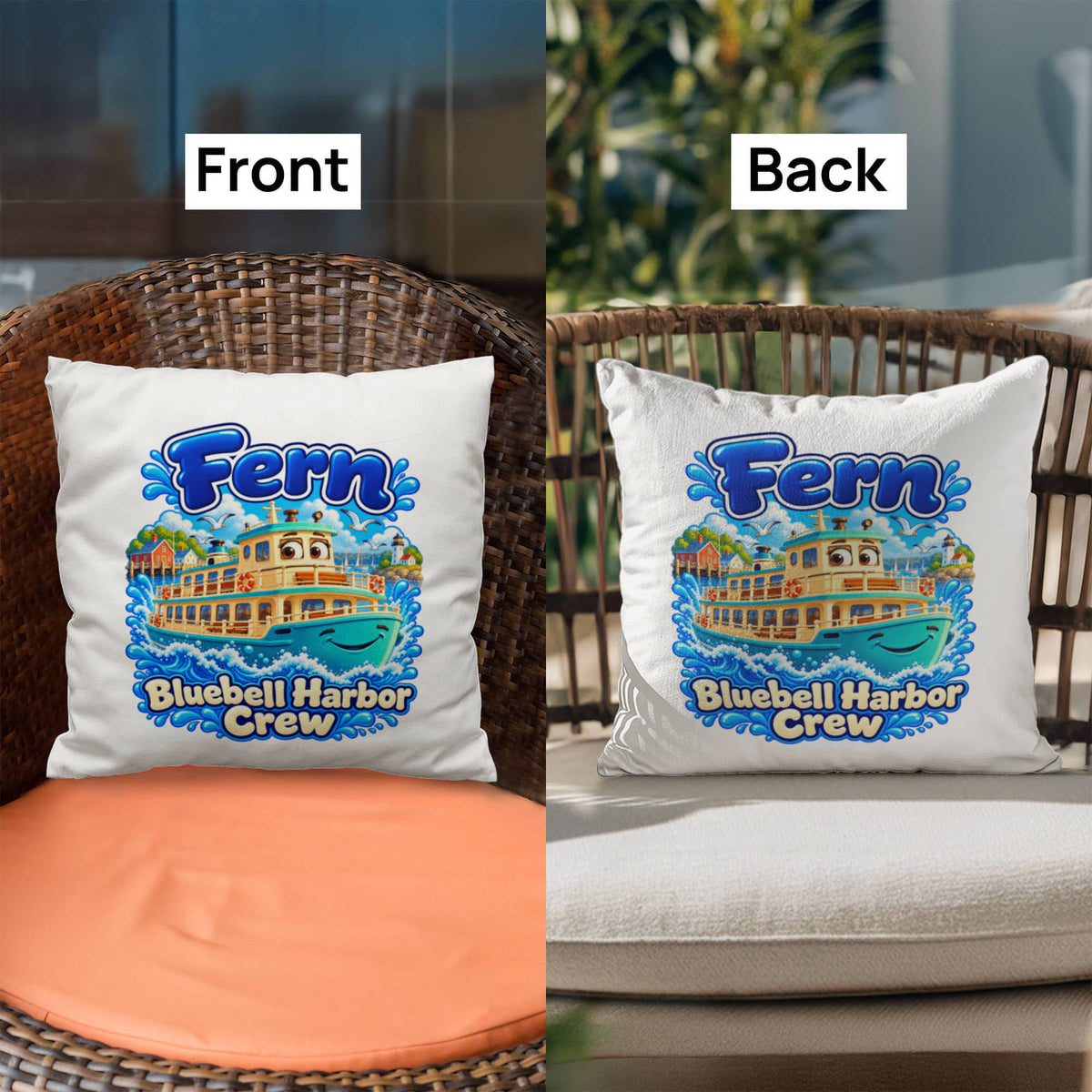Fern — Bluebell Harbor Crew Pillow