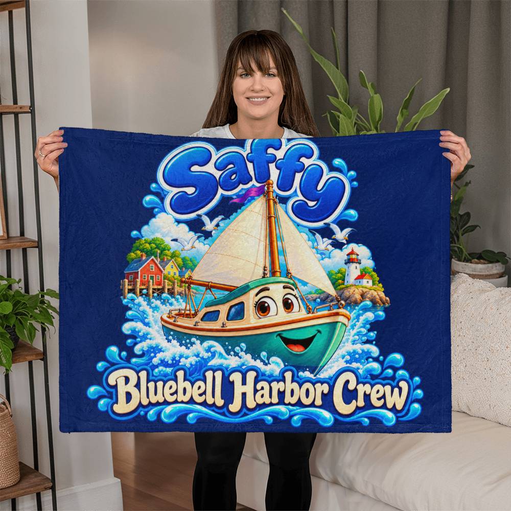Saffy — Bluebell Harbor Crew Fleece Blanket