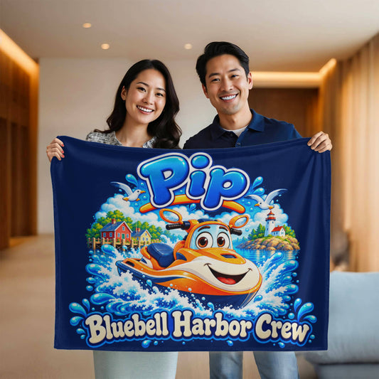 Pip — Bluebell Harbor Crew Fleece Blanket