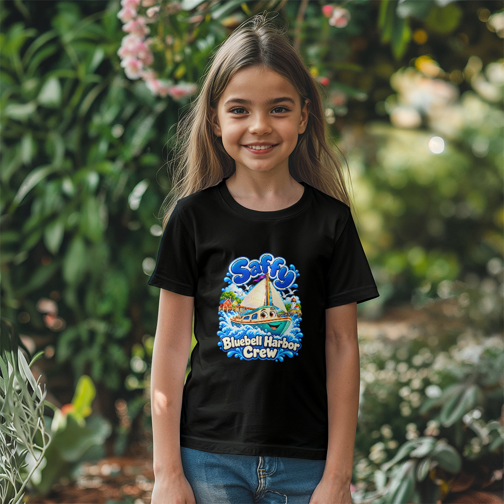 Saffy — Bluebell Harbor Crew Kids T-Shirt