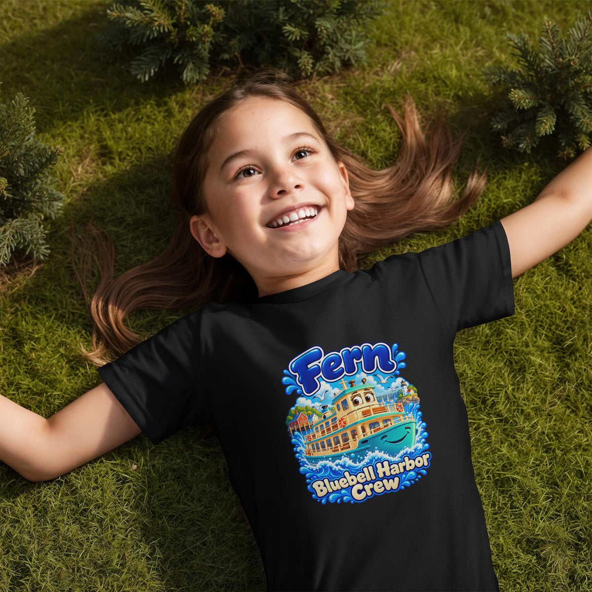 Fern — Bluebell Harbor Crew Kids T-Shirt