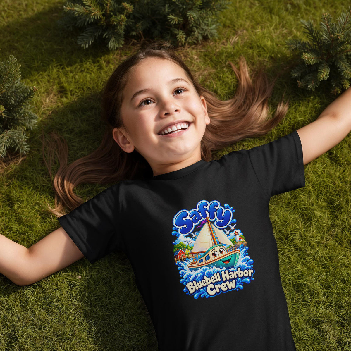 Saffy — Bluebell Harbor Crew Kids T-Shirt