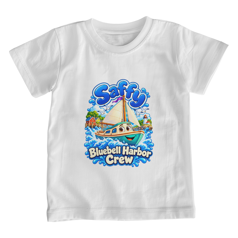 Saffy — Bluebell Harbor Crew Kids T-Shirt
