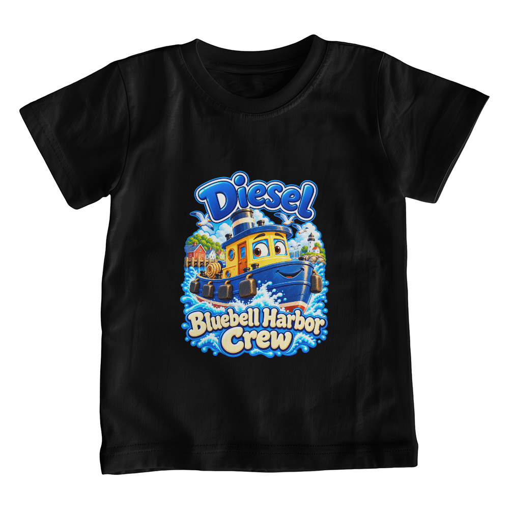 Diesel — Bluebell Harbor Crew Kids T-Shirt
