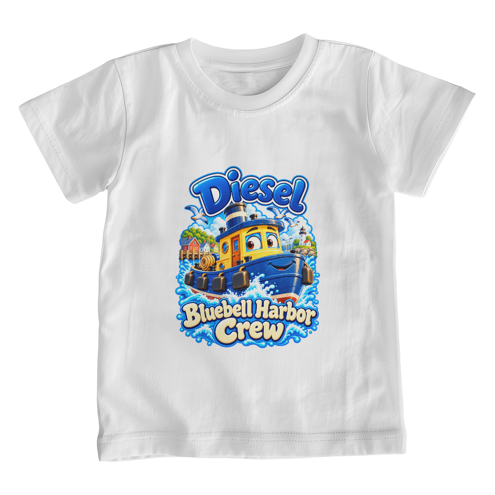 Diesel — Bluebell Harbor Crew Kids T-Shirt