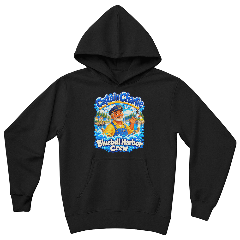 Captain Charlie — Bluebell Harbor Crew Kids Hoodie