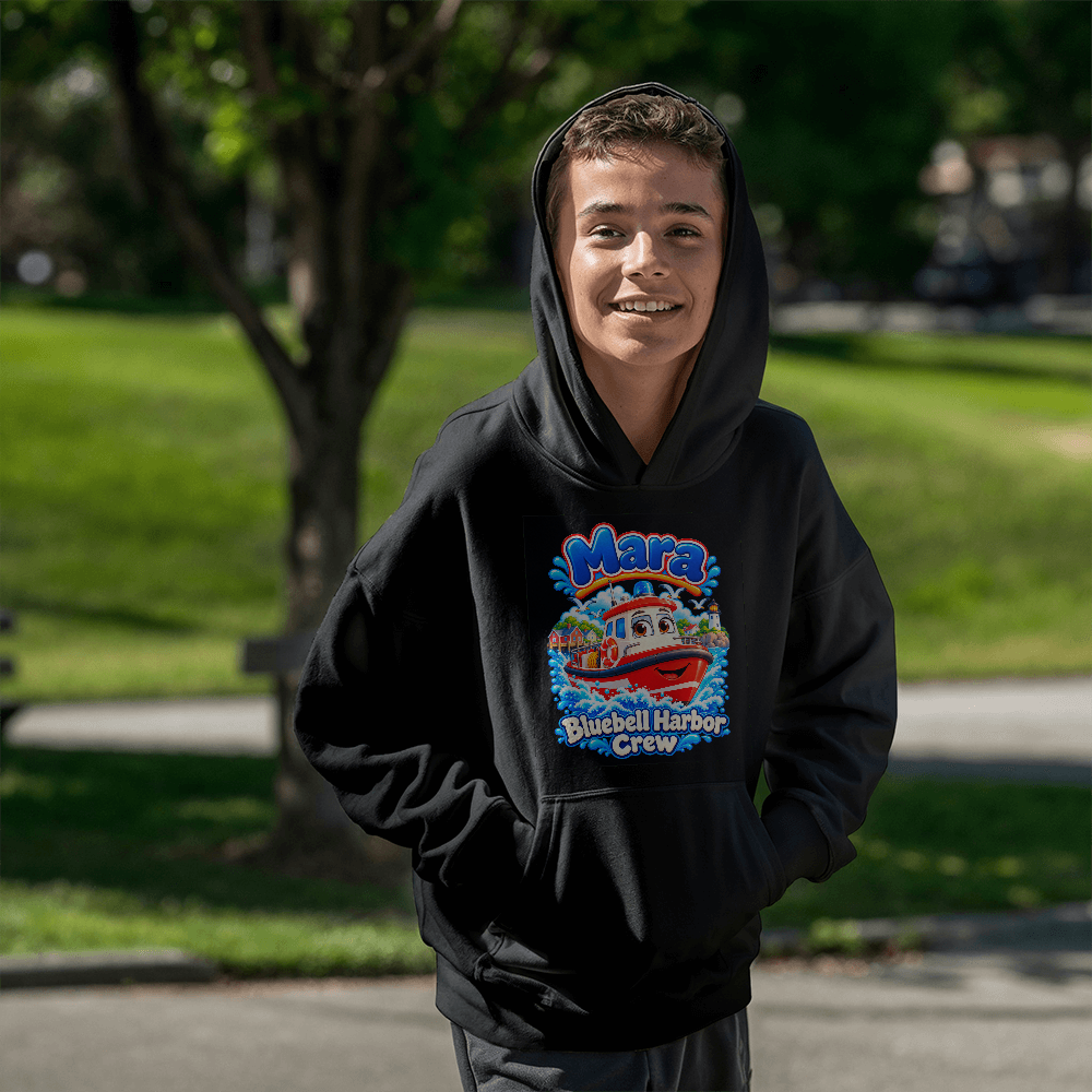 Mara — Bluebell Harbor Crew Kids Hoodie