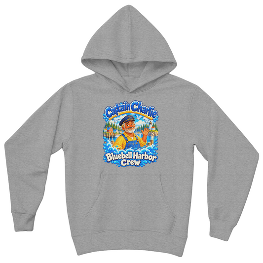 Captain Charlie — Bluebell Harbor Crew Kids Hoodie