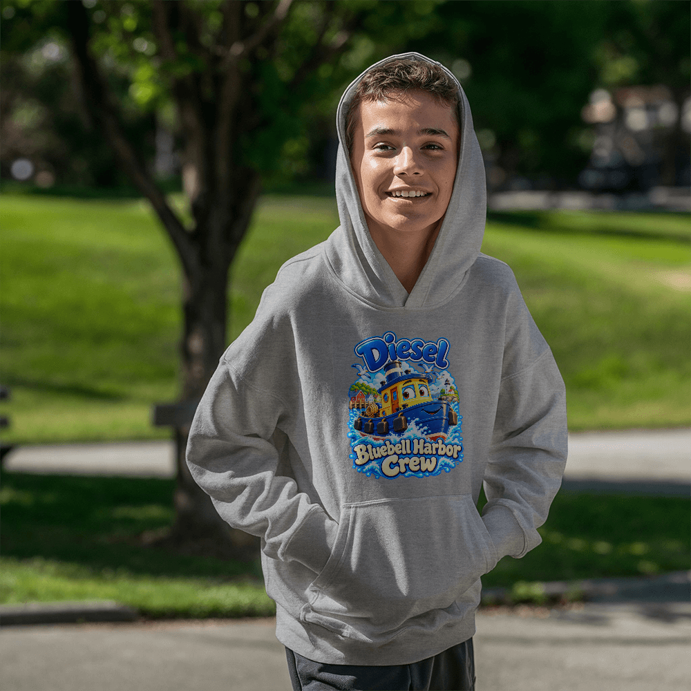 Diesel — Bluebell Harbor Crew Kids Hoodie