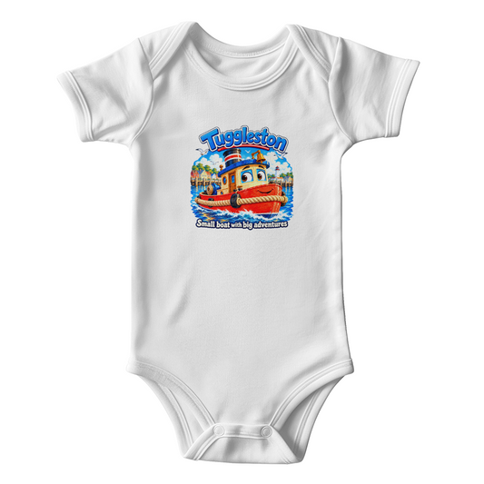Tuggleston — Small Boat, Big Adventures Baby Bodysuit