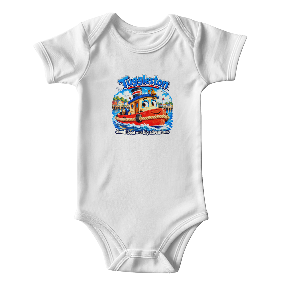 Tuggleston — Small Boat, Big Adventures Baby Bodysuit