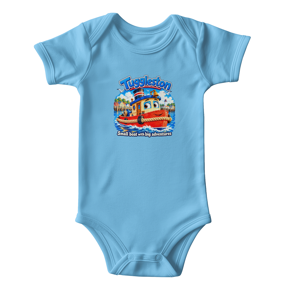 Tuggleston — Small Boat, Big Adventures Baby Bodysuit