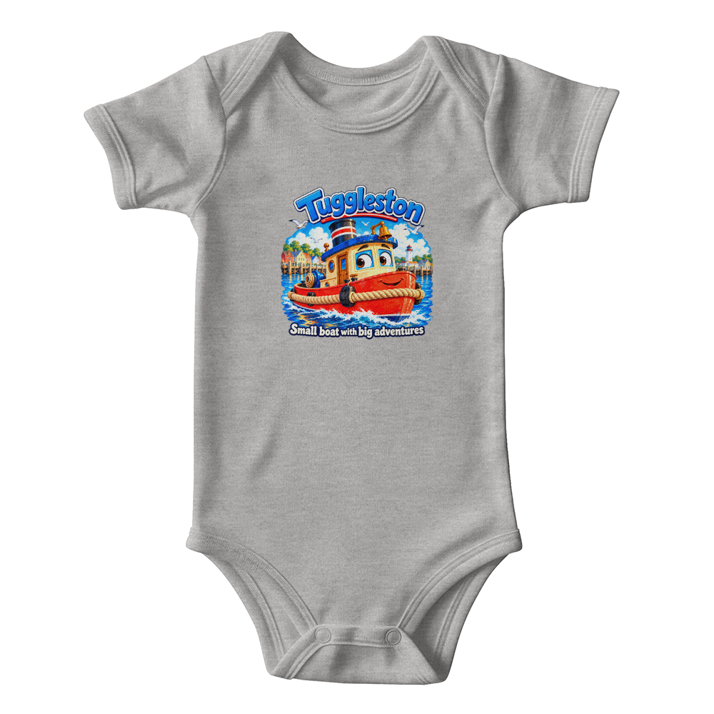 Tuggleston — Small Boat, Big Adventures Baby Bodysuit