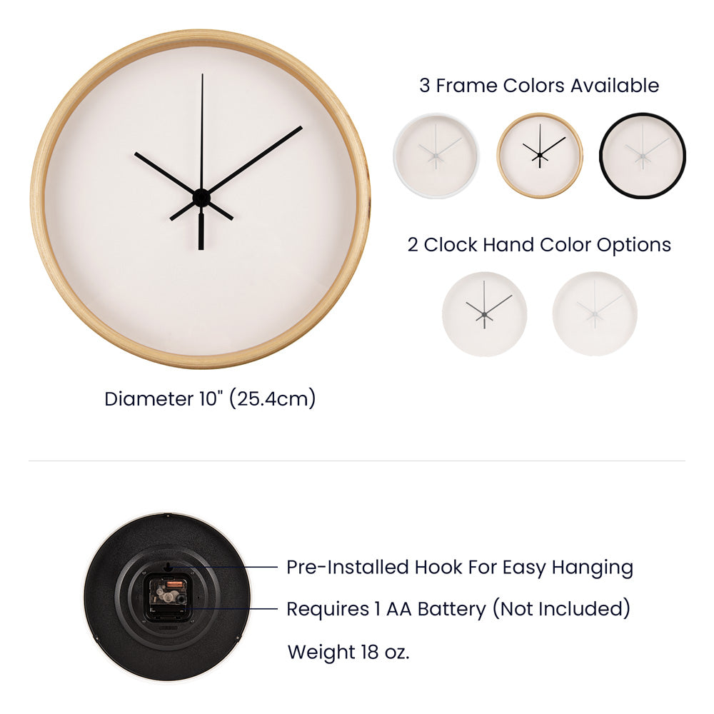 Mara — Bluebell Harbor Wall Clock